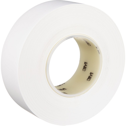 Durable Floor Marking Tape 971, 2" x 108', Vinyl, White Nassau Supply
