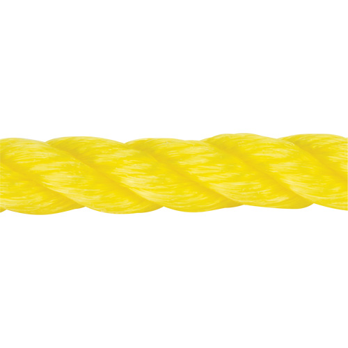 Corde jaune tress&eacute;e, Polypropyl&egrave;ne, 144' Nassau Supply