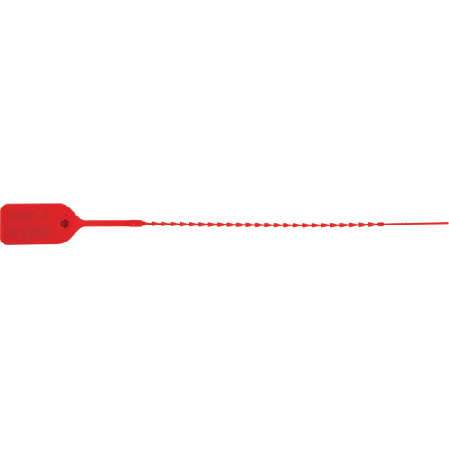 Scell&eacute; de s&eacute;curit&eacute; standard, 9", Plastique, Pousser et tirer Nassau Supply