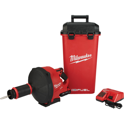 Serpentin de vidange M18 Fuel avec Cable Drive et c&acirc;ble 5/16", &eacute;lectrique, 1/4" x 50'/3/8" x 35' Nassau Supply