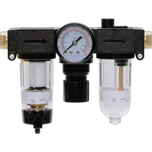 Filter, Regulator & Lubricator Modulair 200, 1/4" NPTF Nassau Supply