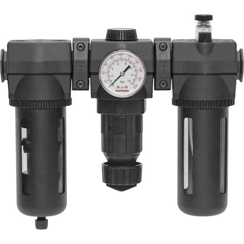 Filter, Regulator & Lubricator Modulair 400 with Manual Drain & Standard Bowl, 3/4" NPTF Nassau Supply
