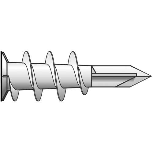 Vis d'ancrage pour murs creux - Zip-It en zinc Nassau Supply
