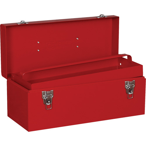 Utility Tool Box, 7" D x 16" W x 7-1/2" H, Red Nassau Supply