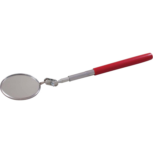 Miroir d'inspection, Circulaire, 2-1/4" lo x 2-1/4" la, T&eacute;lescopique Nassau Supply