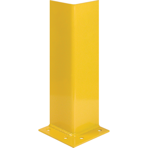 Upright Protectors, Steel, 7" W x 7" D x 12" H, Safety Yellow Nassau Supply