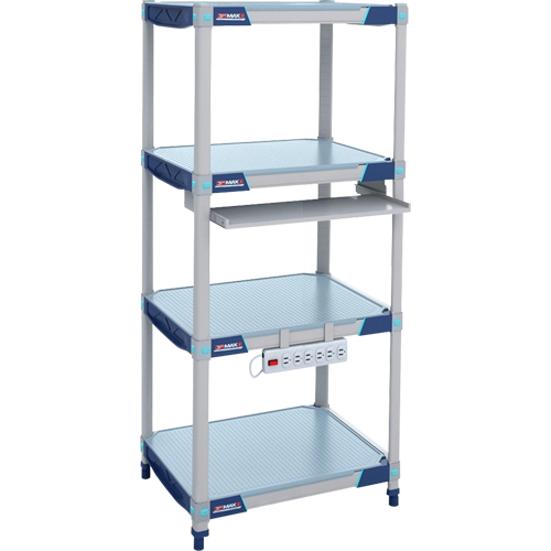 MetroMax i&reg; Shelves, 24" W x 24" D, 800 lbs. Capacity Nassau Supply