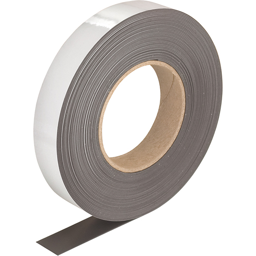 &eacute;tiquettes magn&eacute;tiques effaçables, Magn&eacute;tique, 600" lo x 1" la Nassau Supply