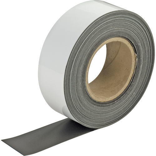 &eacute;tiquettes magn&eacute;tiques effaçables, Magn&eacute;tique, 600" lo x 3" la Nassau Supply