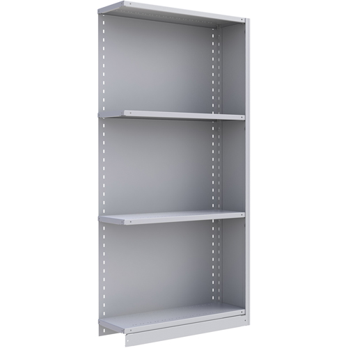 &eacute;l&eacute;ment de rayonnage Interlok, Acier, Sans boulons, Capacit&eacute; 800 lb, 36" la x 76" h x 24" p Nassau Supply