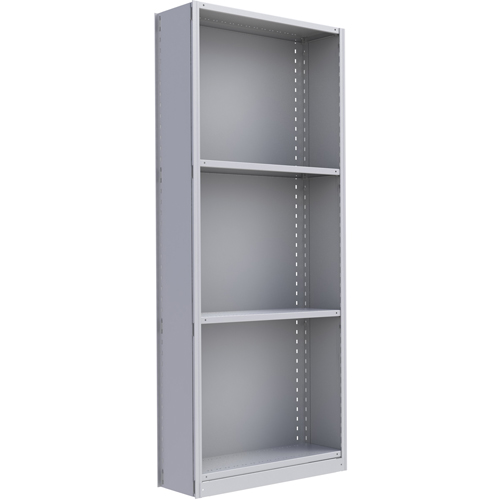&eacute;l&eacute;ment de rayonnage Interlok, Acier, Sans boulons, Capacit&eacute; 800 lb, 36" la x 88" h x 24" p Nassau Supply