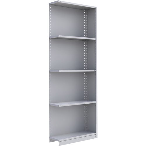 Interlok Shelving Unit, Steel, Boltless, 800 lbs. Capacity, 36" W x 100" H x 24" D Nassau Supply