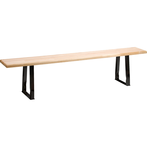 Banc pour vestiaire, Bois, 48" lo x 9-1/2" la x 16-1/2" h Nassau Supply