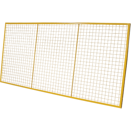 Grilles de protection arri&egrave;re pour palettier, 96" la x 48" h, Ferrures de 6" Nassau Supply