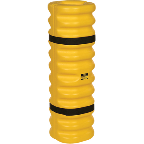 Column Protector, 4" x 6" Inside Opening, 13" L x 13" W x 42" H, Yellow Nassau Supply