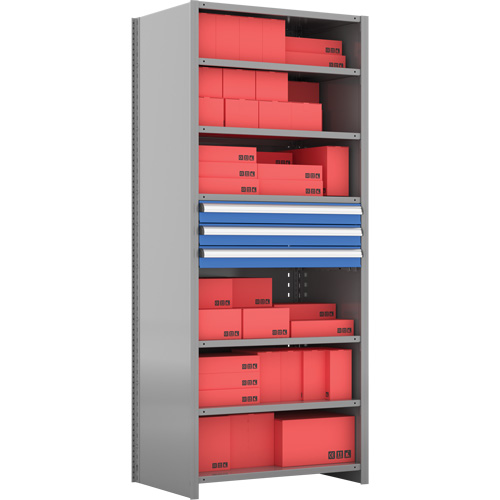 Cabinet d'entreposage &agrave; tiroirs int&eacute;gr&eacute; Interlok Nassau Supply