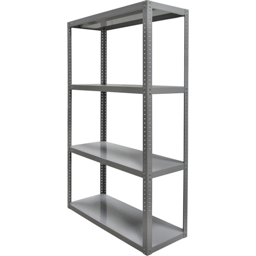&eacute;tag&egrave;re robuste, Acier, Boulonn&eacute;, De base, 36" la x 72" h x 18" p Nassau Supply