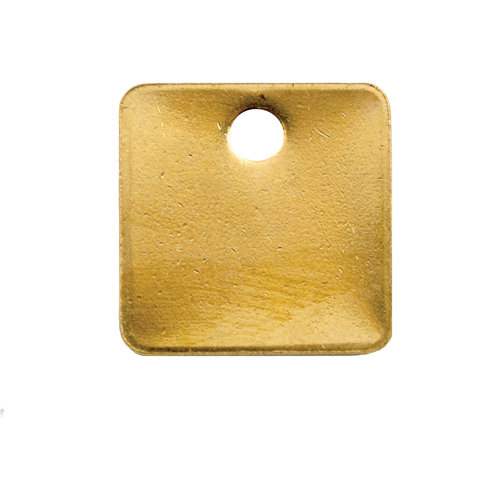 Blank Tags, Brass, 1.25" dia Nassau Supply