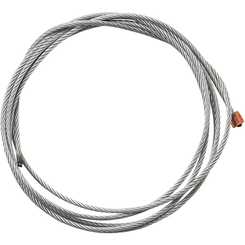 Galvanized Steel Cable, 8' Length Nassau Supply