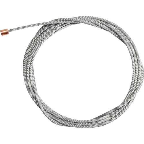 Galvanized Steel Cable, 10' Length Nassau Supply