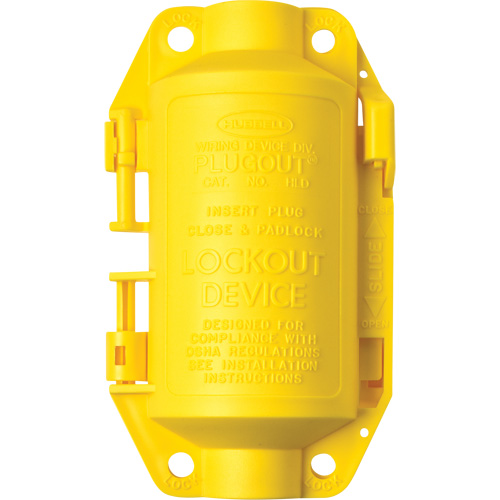 Hubbell Plugout&reg; Lockout, Plug Type Nassau Supply