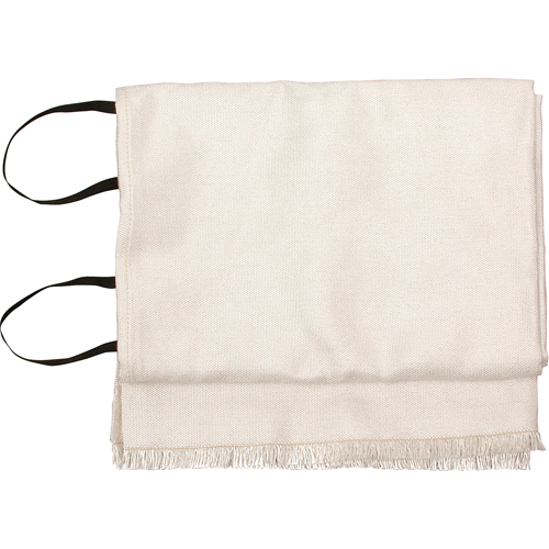 Couvertures ignifuges d'urgence, Fibre de verre, 72"lo x 60"la Nassau Supply