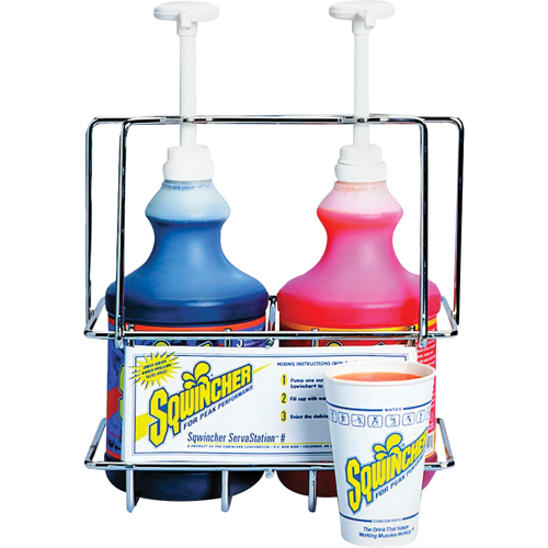 Sqwincher&reg; ServaStations&reg; Wall Mount Rack Nassau Supply