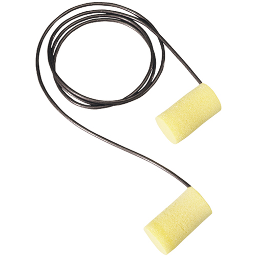 Bouchons d'oreilles m&eacute;talis&eacute; E-A-R Classic Plus de 3M, Avec cordon, Grand, Vrac - Sac en poly, NRR dB 33 Nassau Supply