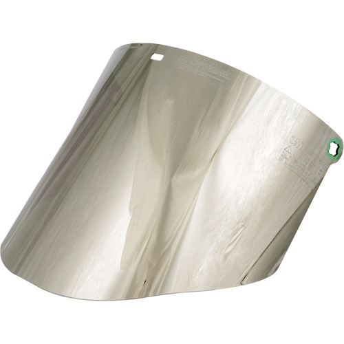 &eacute;cran facial moul&eacute;, Polycarbonate, Teinte Vert Nassau Supply
