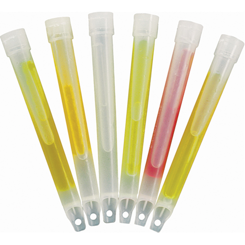 B&acirc;tons de s&eacute;curit&eacute; luminescents Cyalume 6", Orange, Dur&eacute;e 12 h Nassau Supply