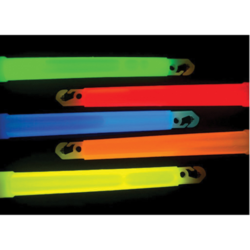 B&acirc;tons de s&eacute;curit&eacute; luminescents Cyalume 6", Orange, Dur&eacute;e 12 h Nassau Supply