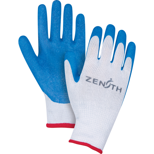 Gants enduits tricot&eacute; sans couture en caoutchouc naturel, 9, R&ecirc;vetement Latex de caoutchouc, Calibre 10, Enveloppe en Polyester/Coton Nassau Supply