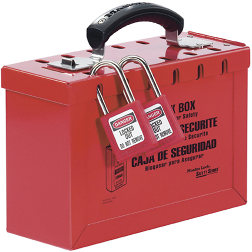 Boîtier de verrouillage portatif pour groupe Latch Tight, Rouge Nassau Supply