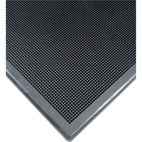 Tapis de d&eacute;sinfection No 222, Caoutchouc, 2' la x 2-2/3' lo x 1/2" &eacute;pais, Noir Nassau Supply