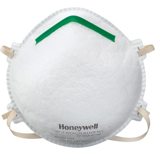 Respirateurs contre les particules Saf-T-Fit Plus N1105, N95, Certifi&eacute; NIOSH, Petit Nassau Supply