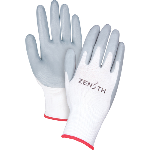 Lightweight Breathable Coated Gloves, 7/Small, Foam Nitrile Coating, 13 Gauge, Polyester Shell Nassau Supply