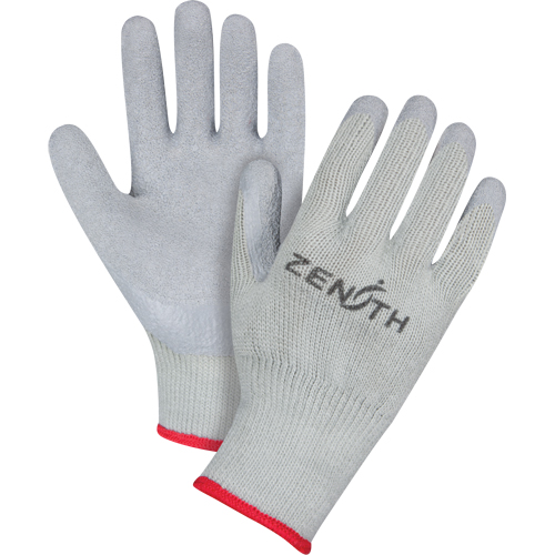 Gants enduits &agrave; doublure confortable en caoutchouc naturel, 10/T-Grand, R&ecirc;vetement Latex de caoutchouc, Calibre 10, Enveloppe en Polyester/Coton Nassau Supply