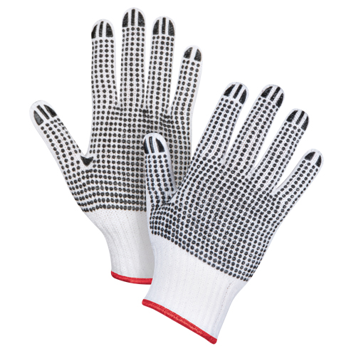 Gants tricot&eacute;s deux c&ocirc;t&eacute;s &agrave; pois, Poly/coton, Deux c&ocirc;t&eacute;s, Calibre 7, Petit Nassau Supply