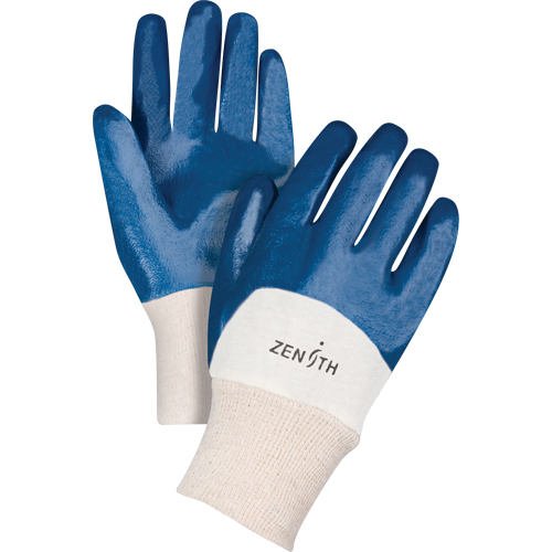 Gants &agrave; doublure interlock de poids moyen, 8/Moyen, R&ecirc;vetement Nitrile, Enveloppe en Coton Nassau Supply