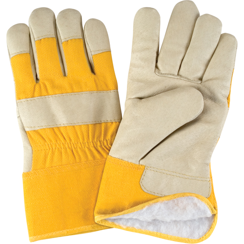 Gants d'ajusteur doubl&eacute;s pour l'hiver, Grand, Paume en Cuir fleur de porc, Doublure en Boa Nassau Supply