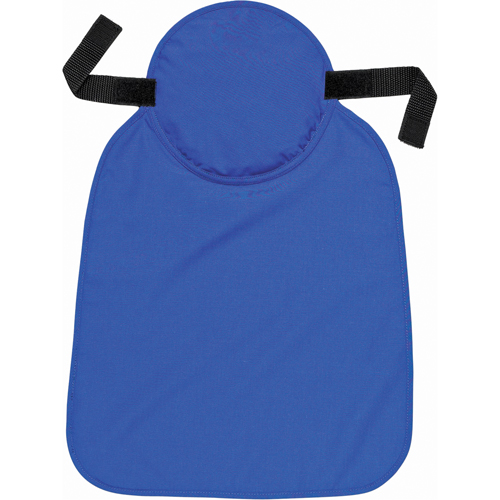 Tampons  et voiles pour le cou refroidissants pour casque de s&eacute;curit&eacute; Chill-Its 6717, Bleu Nassau Supply