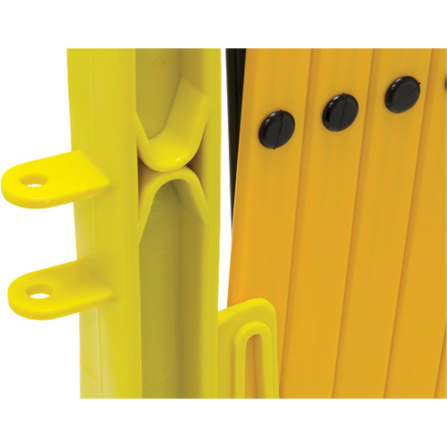 Barri&egrave;re Xpandit, 36" h x 11,5' lo, Noir/Jaune Nassau Supply