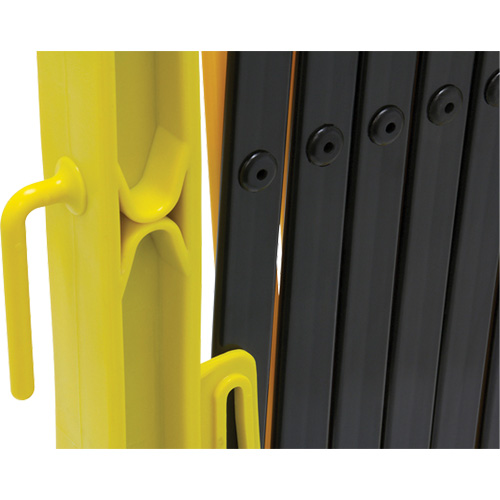 Barri&egrave;re Xpandit, 36" h x 11,5' lo, Noir/Jaune Nassau Supply