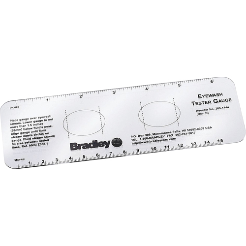 Eyewash Test Gauges Nassau Supply