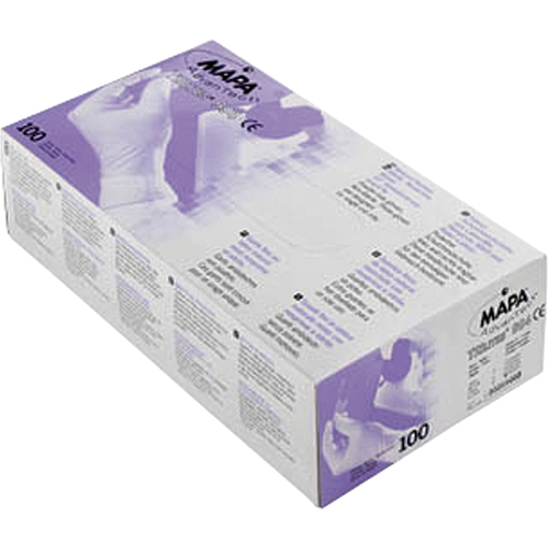 Trilites&reg; Triple Polymer Gloves, Small, Latex/Neoprene/Nitrile, 6-mil, Powder-Free, Purple Nassau Supply