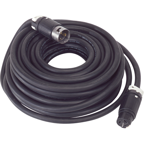 Power Cord for Temporary Power Distribution Units, SOOW, 50 A, 50' Nassau Supply