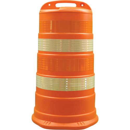 Trailboss Channelizer Drums, 41.27" High, Orange Nassau Supply