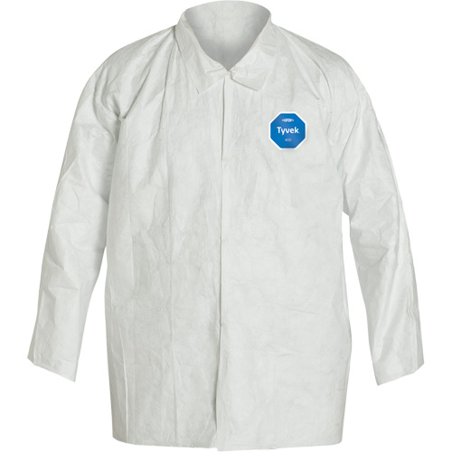 Chemise, Tyvek 400, 2T-Grand, Blanc Nassau Supply