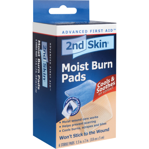 2nd Skin&reg; Moist Burn Pads, 1-1/2" x 2", Class 2 Nassau Supply