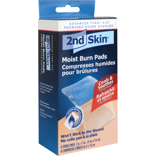 2nd Skin&reg; Moist Burn Pads, 2" x 3", Class 2 Nassau Supply